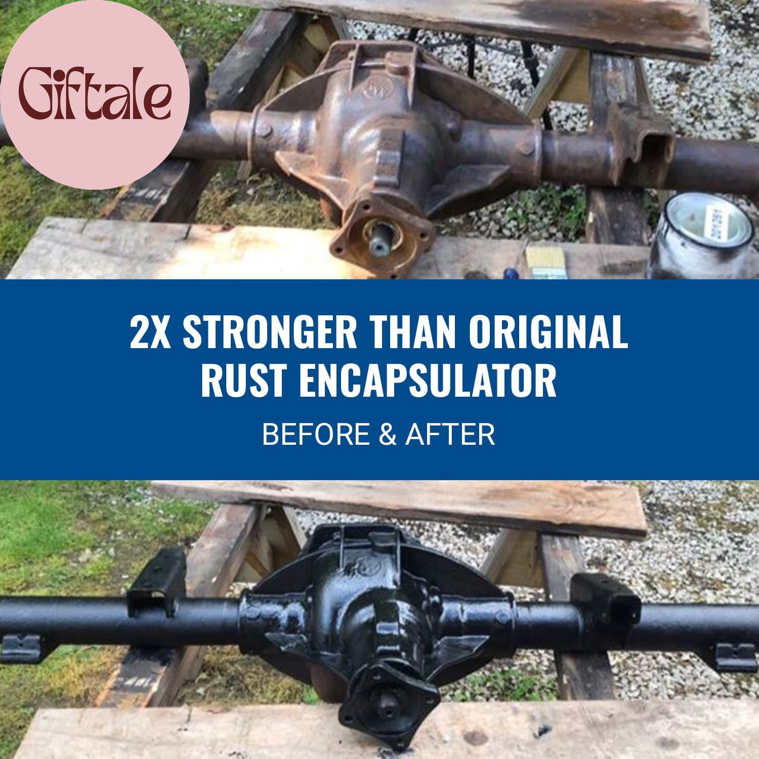 Matte Black Rust Encapsulator plus | Long Lasting Durable Finish 1 Coat Maximum