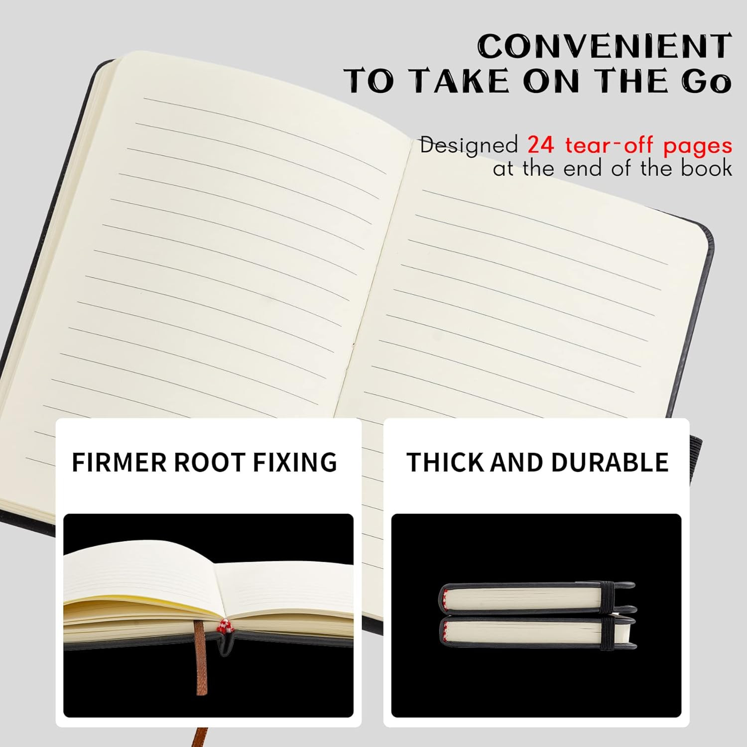 2Pack Pocket Notebook Small Notebook Journal Notebook 4 Inches X 5.7 Inches 200