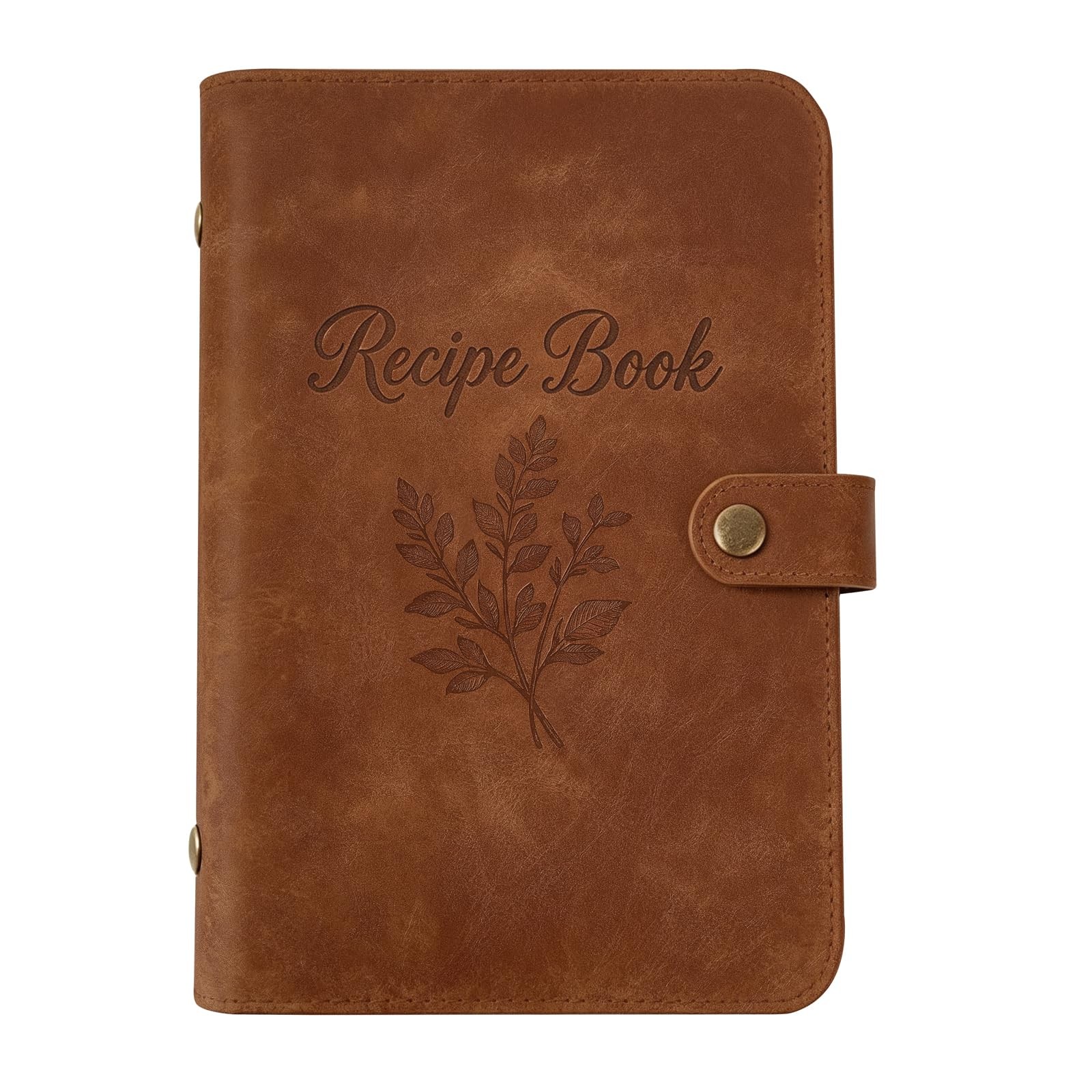 Blank Recipe Book Binder to Write in Your Own Recipes, Leather Family Recipe …