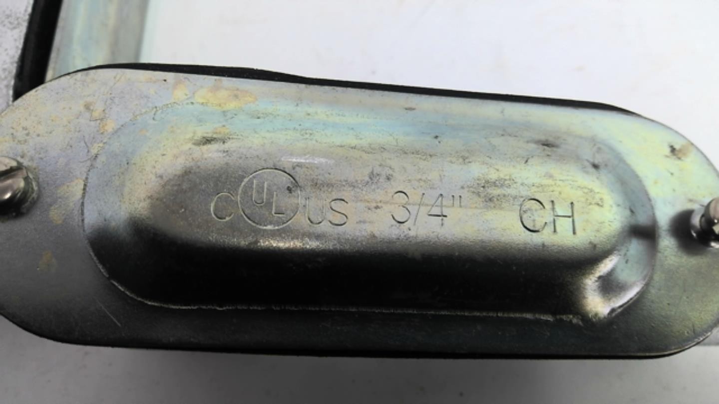 Crouse Hinds 3/4″ 21 LB75M Electrical Cover Lot of 2