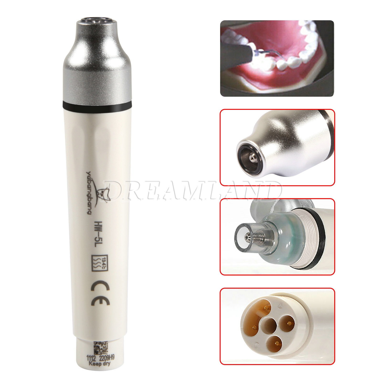 HW-6L Dental Ultrasonic Scaler Handpiece with LED Fit EMS SATELEC NSK