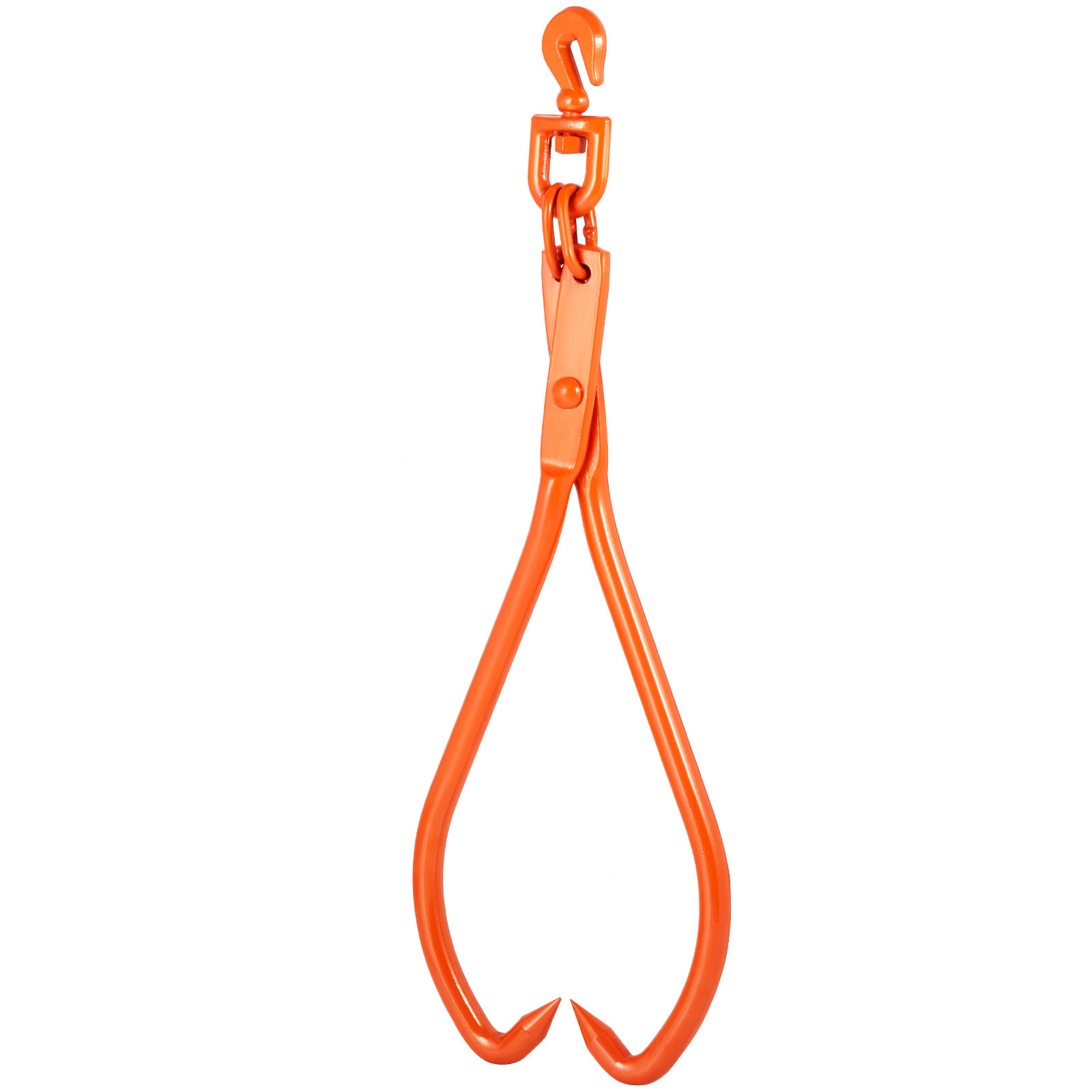 VEVOR Log Skidding Tongs 32 inch 2 Claw Log Lifting Tongs Heavy Duty Rotating