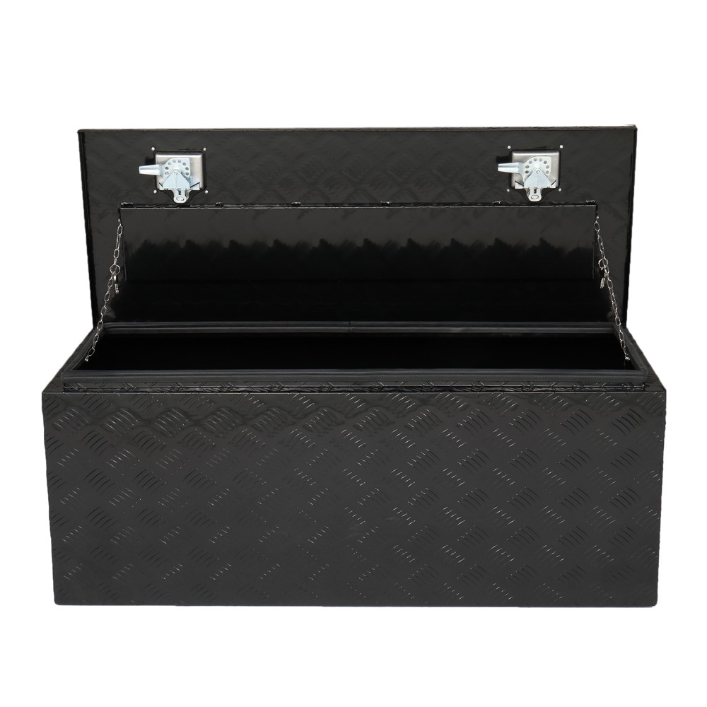 42″ Aluminum Under Body Toolbox 5 Bar Tread Black