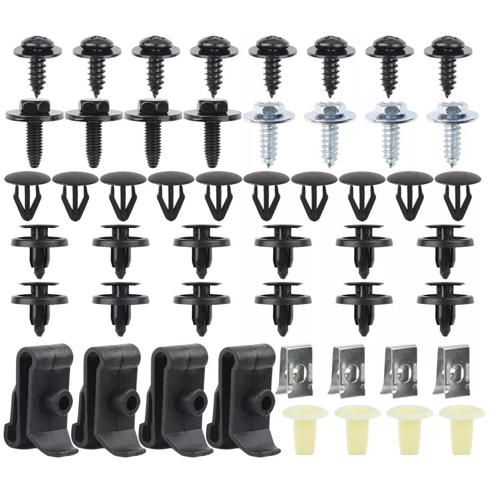 50Pcs For Lexus Engine Splash Shield Fender Bumper Screw Clips Rivet Fastener