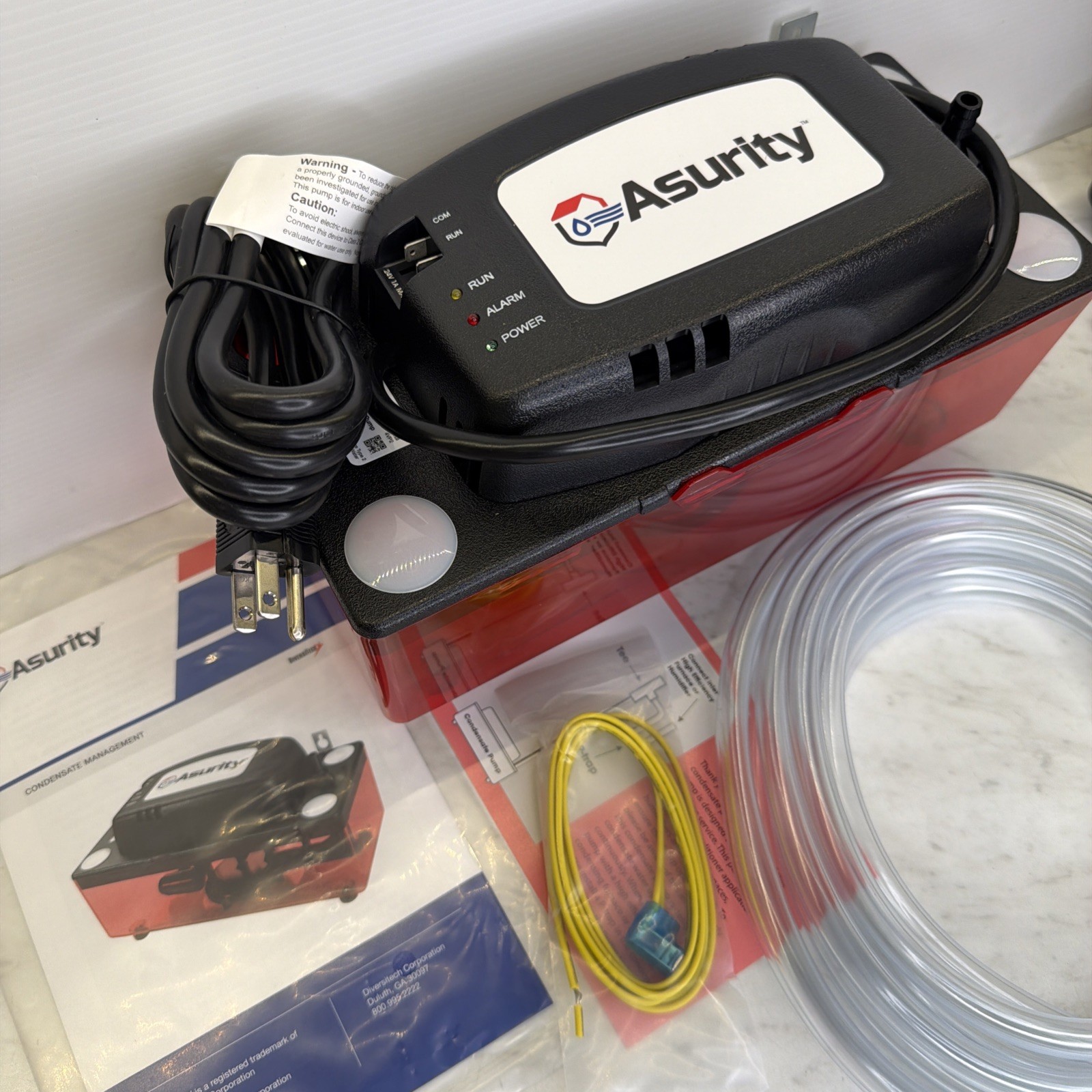 DIVERSITECH / ASURITY Condensate Pump Ultra ULTRACP-22T-120 VAC Free Shipping