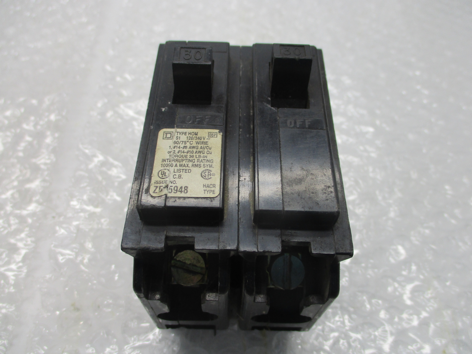 SQUARE D HOM230 BREAKER 2POLE 30AMPS NSNP