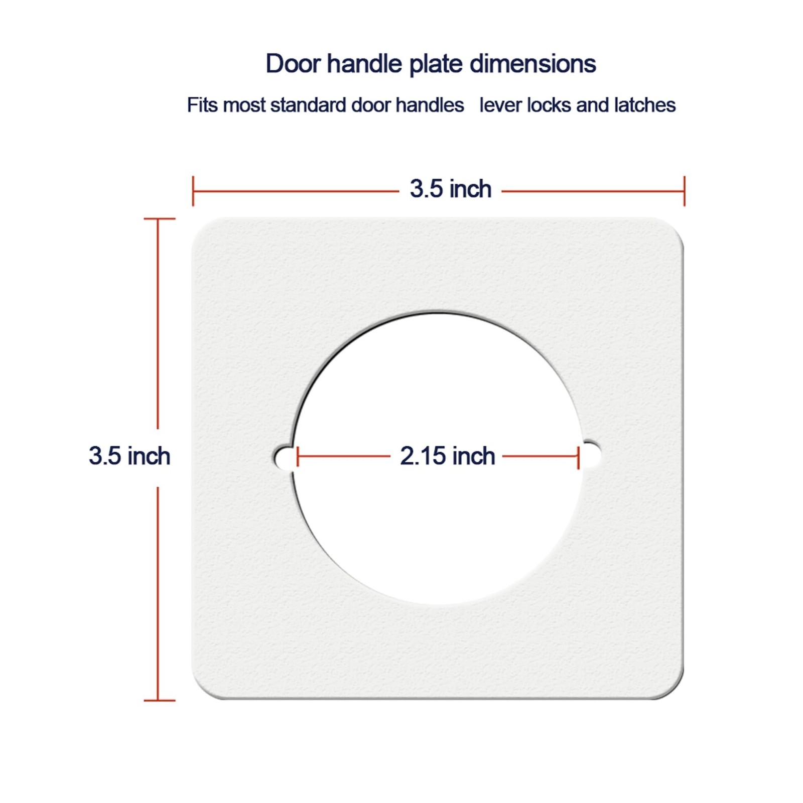 2 Pcs Square Door Knob Plate, Stainless Steel Door Reinforcement Plate, Scar …
