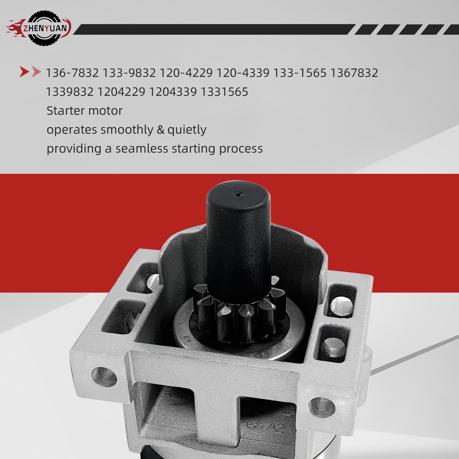 136-7832 Starter Motor Compatible with Toro TimeCutter Riding Mower