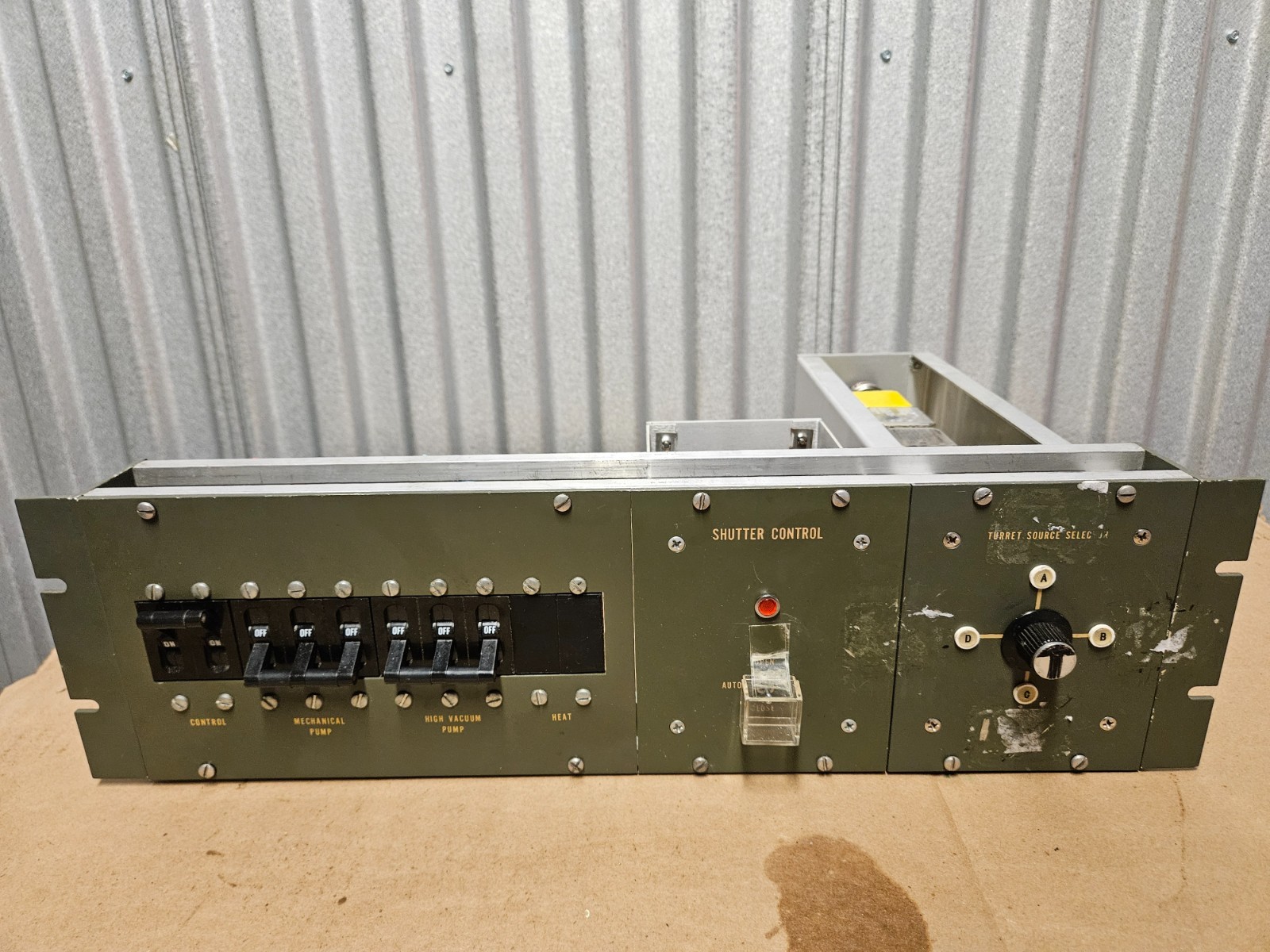 Airco Temescal Turret Source Selector + Shutter Control Module – BDJ-1800 E-Beam