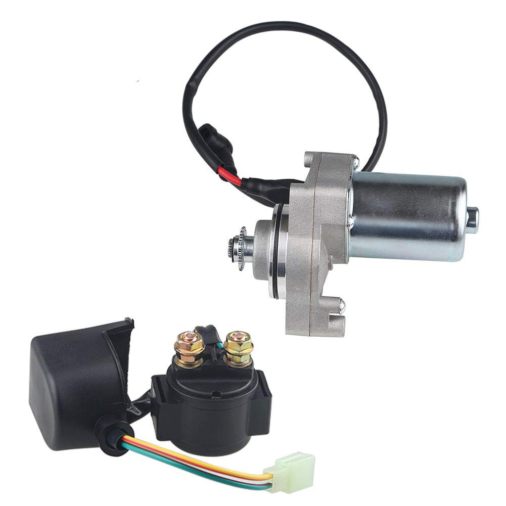 Starter Compatible with Tao Tao 125Cc 110Cc-50Cc with Relay ATV Coolster Motor C