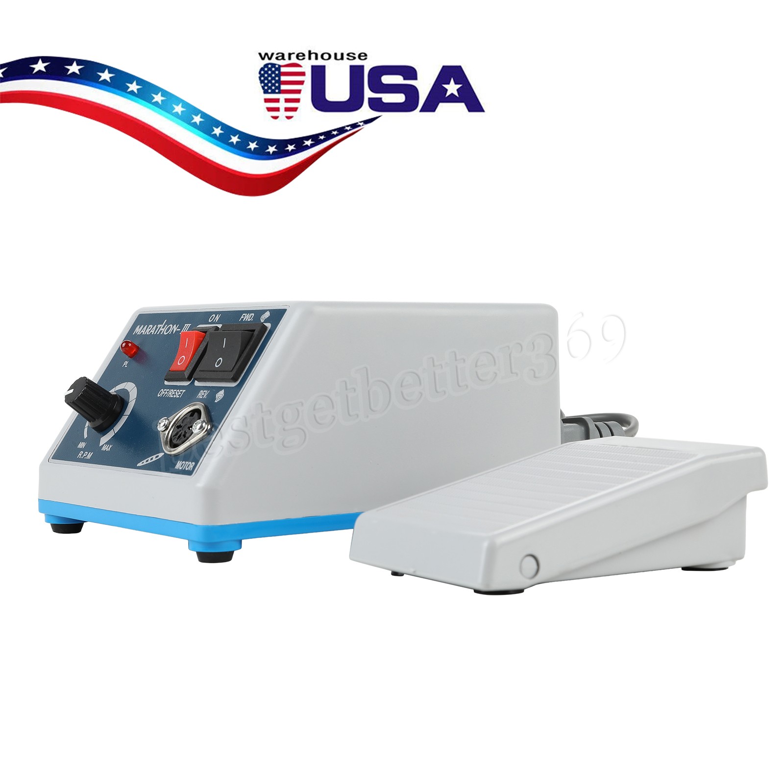 Dental Lab Marathon Electric Micromotor Polishing Unit + 35K rpm Motor Handpiece