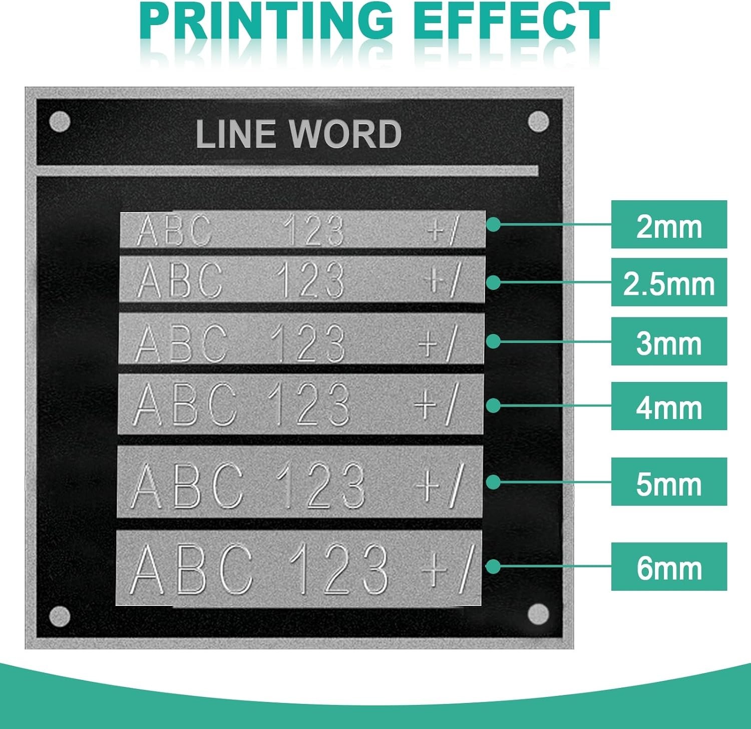 Metal Nameplate Stamping Machine Semi-Automatic Embosser Dog Tag Printer Label M