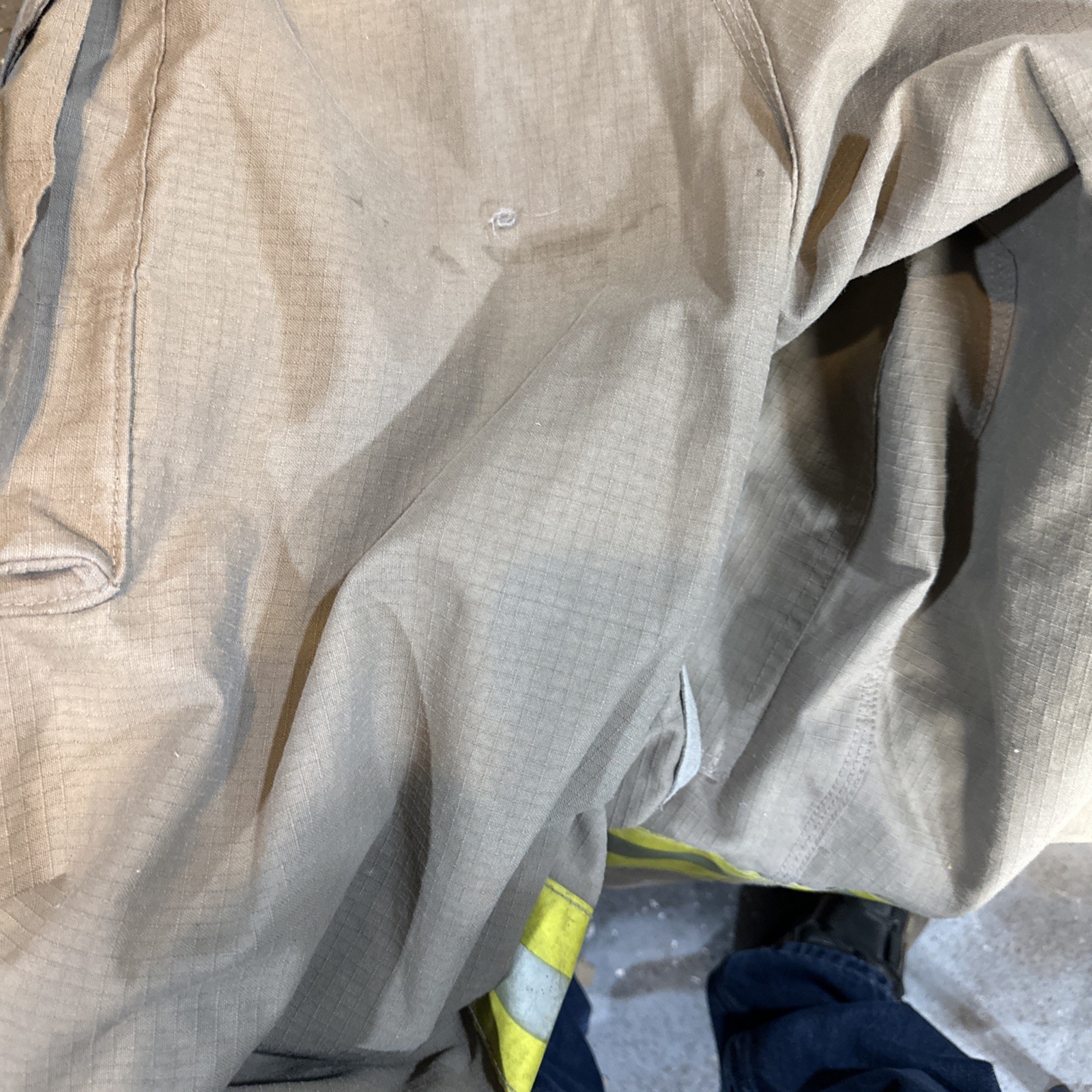 Retired Firefighter Gear Turnout Pants FIRE USED Size 46 X 28 SHELL ONLY!!