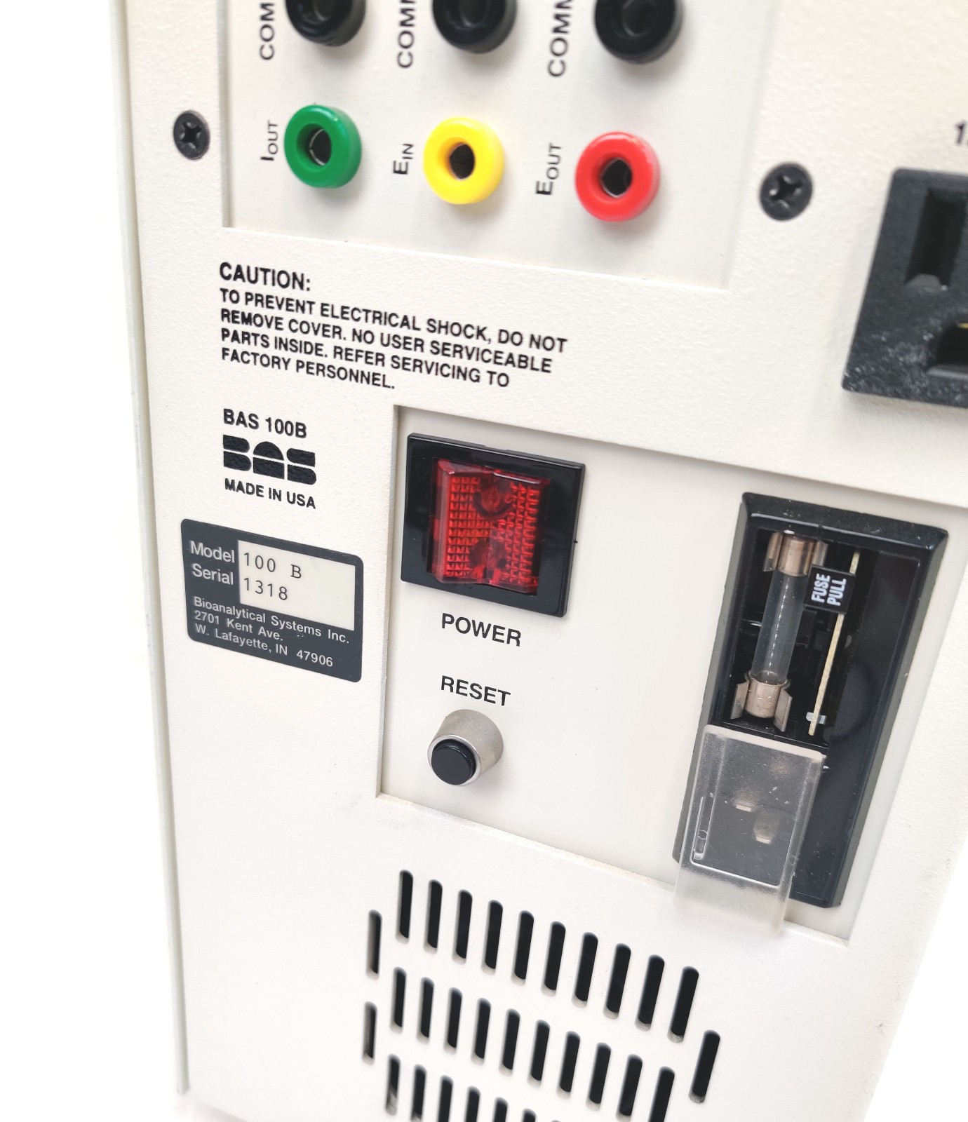BAS 100B Electrochemical Analyzer Bioanalytical Systems for C-2 Cell Power Test