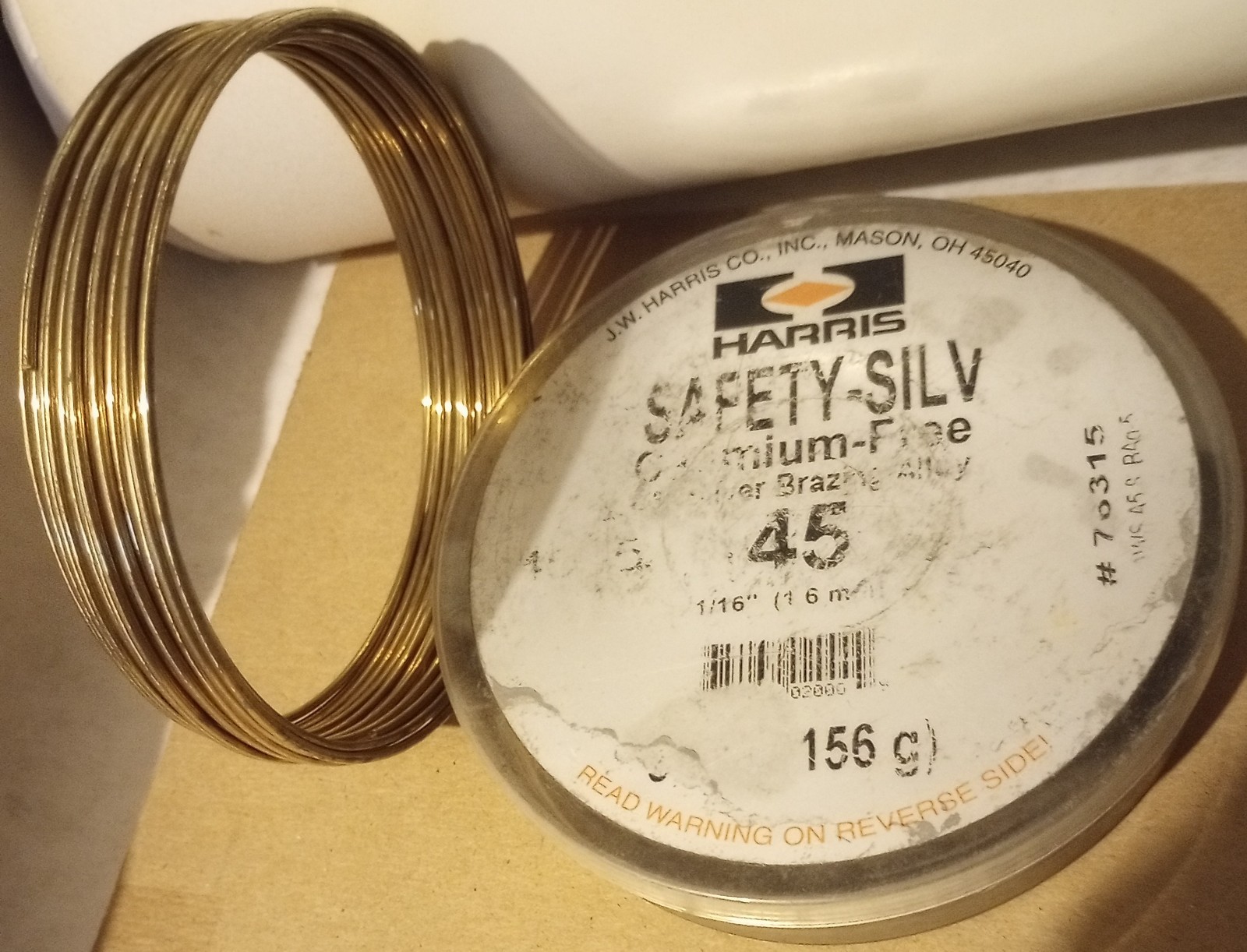 Safety-Silv 45% Harris 1/16″ Pre-Owned 62 Percent Remaining