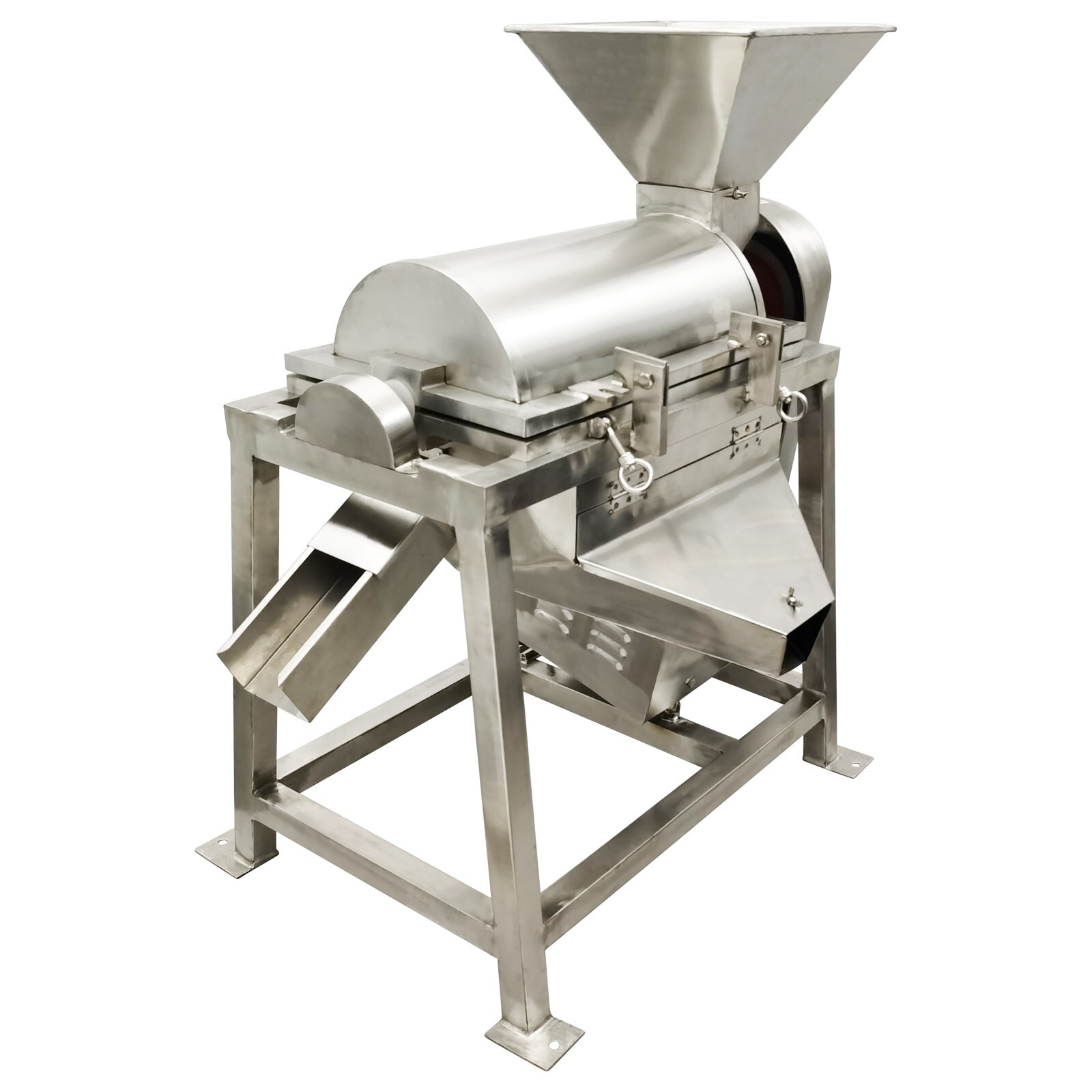 220V 3PH 2.2KW Automatic Spiral Fruit＆Vegetable Crushing Beating Machine 0.5T/H