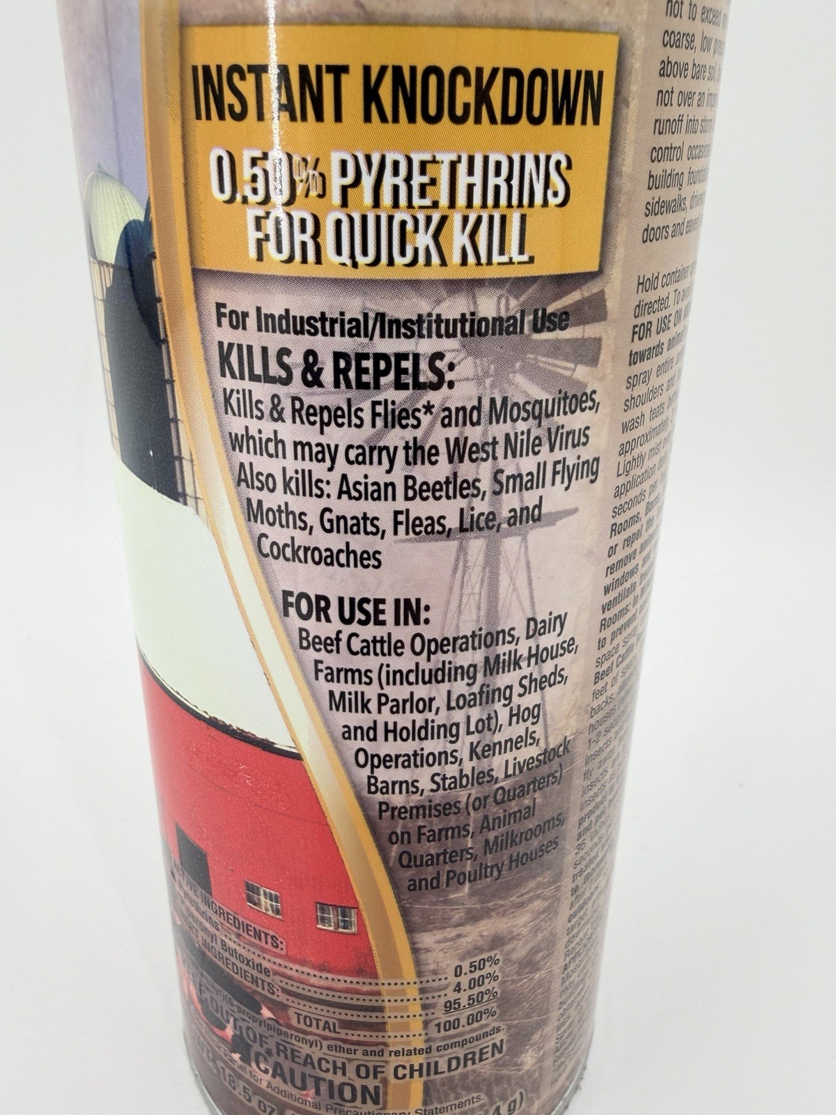 Country Vet Farm & Dairy CV-80D For Insect Control – 18.5 oz ~ Lot of 5 Cans