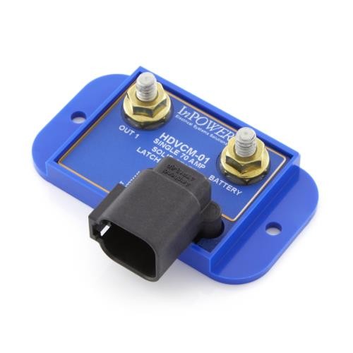 1pc Inpower HDVCM-01 Latching Power Contactor, 70A, 12VDC