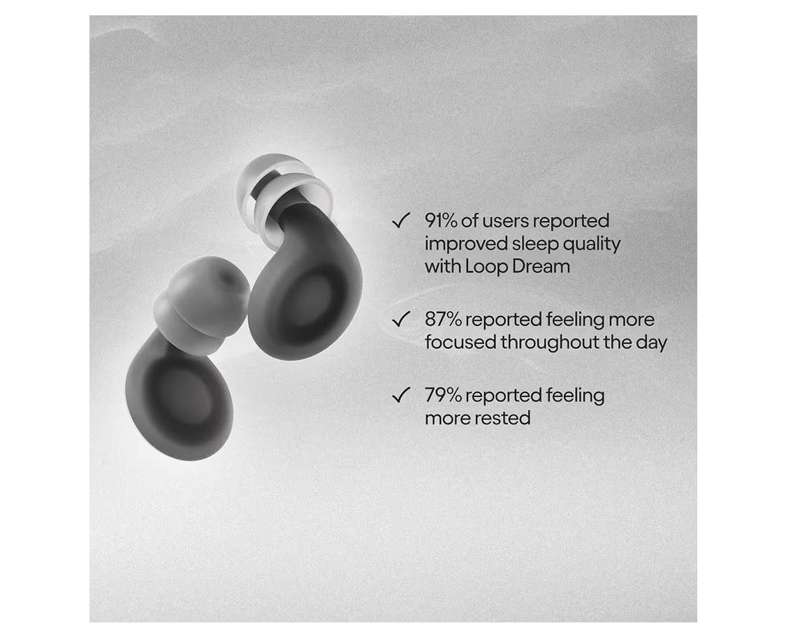 Loop Dream – Silicone/Memory Foam Earplugs for Sleep Comfort | Ear Plugs