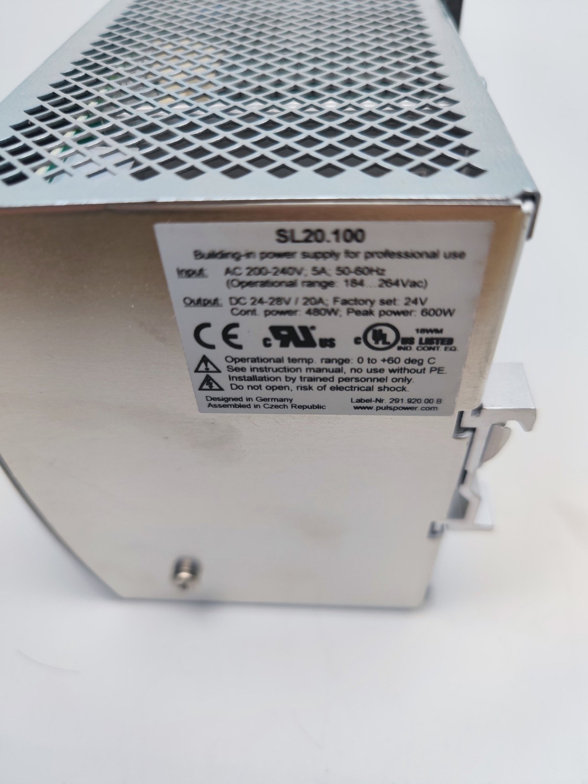 PULS Power Supply SL20.100