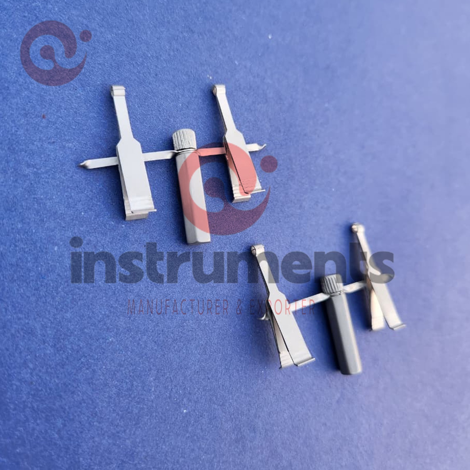 Microspike Approximator for Vasovasotomy Two Pair Large premium quality By Ai
