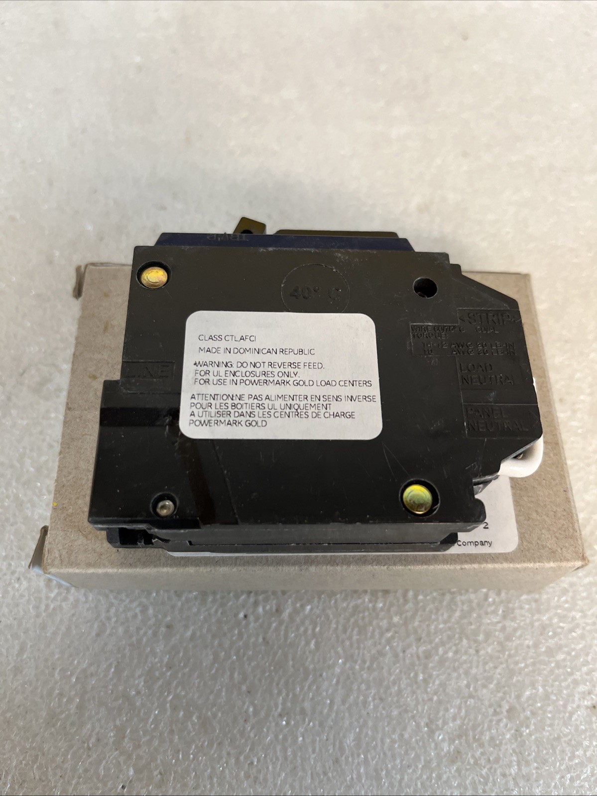 GE THQL1120AF2S Combination Arc Fault Circuit Breaker 1P 20A 120V New
