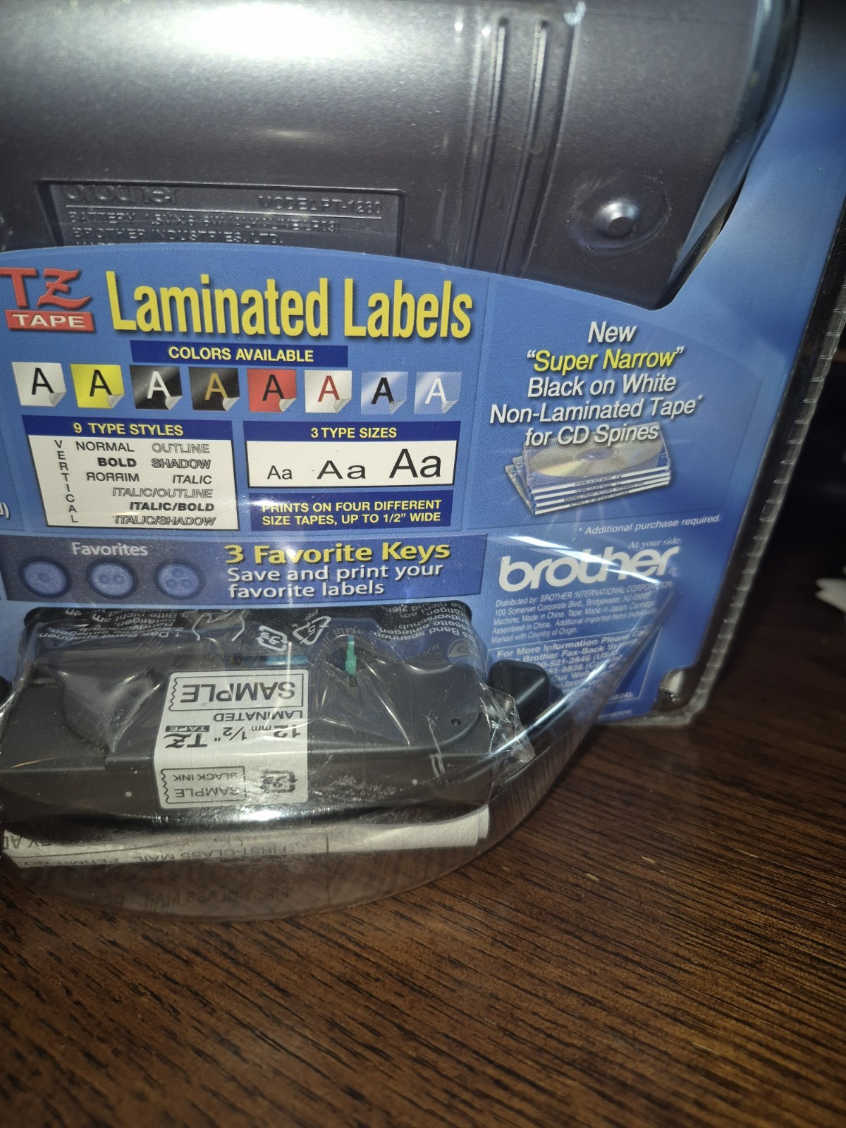 P- Touch Brother P-Touch PT-1280 Home & Office labeler new in sealed p ackage