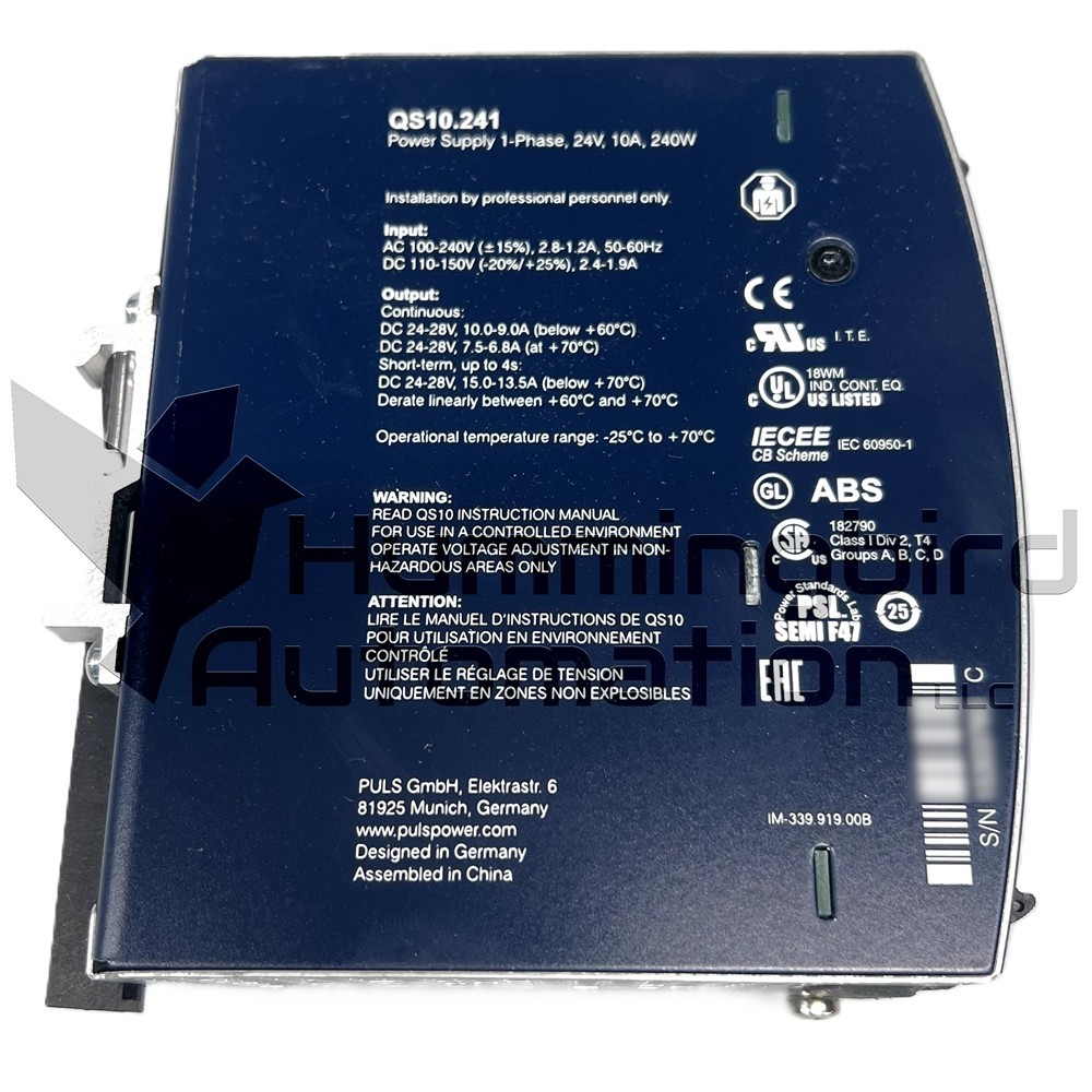 2018 Allen Bradley 1606-XL60DR /A Redundant Power Supply 24VDC 60W 2.5A Surplus