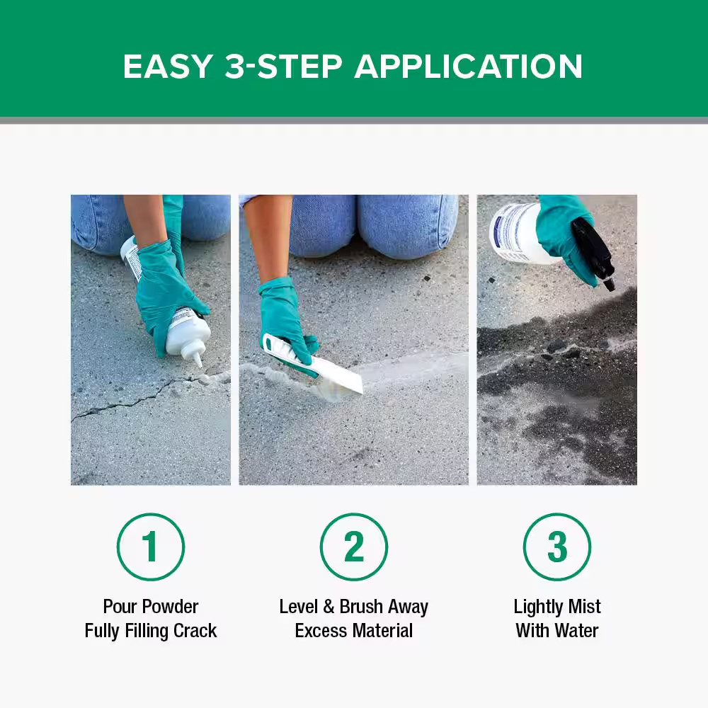 1 Qt. Fast Drying Concrete Crack Filler