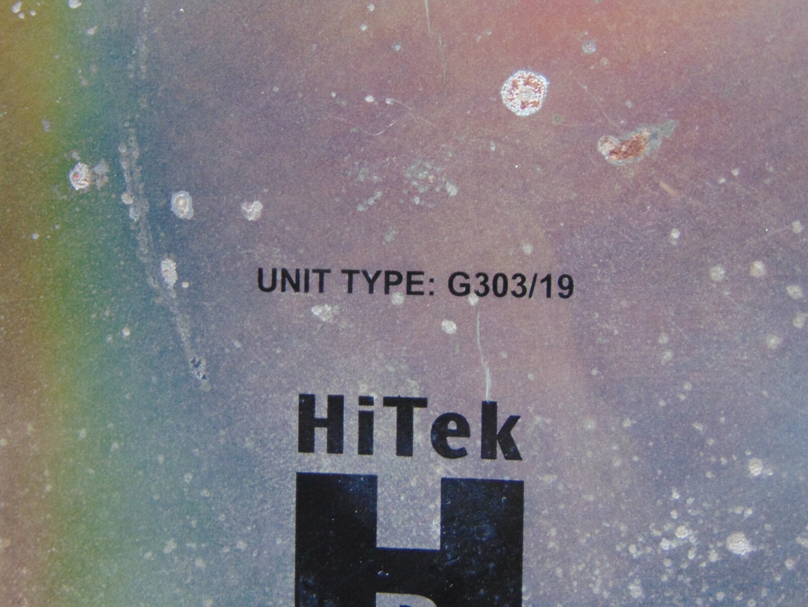 HITEK G303/19 POWER SUPPLY
