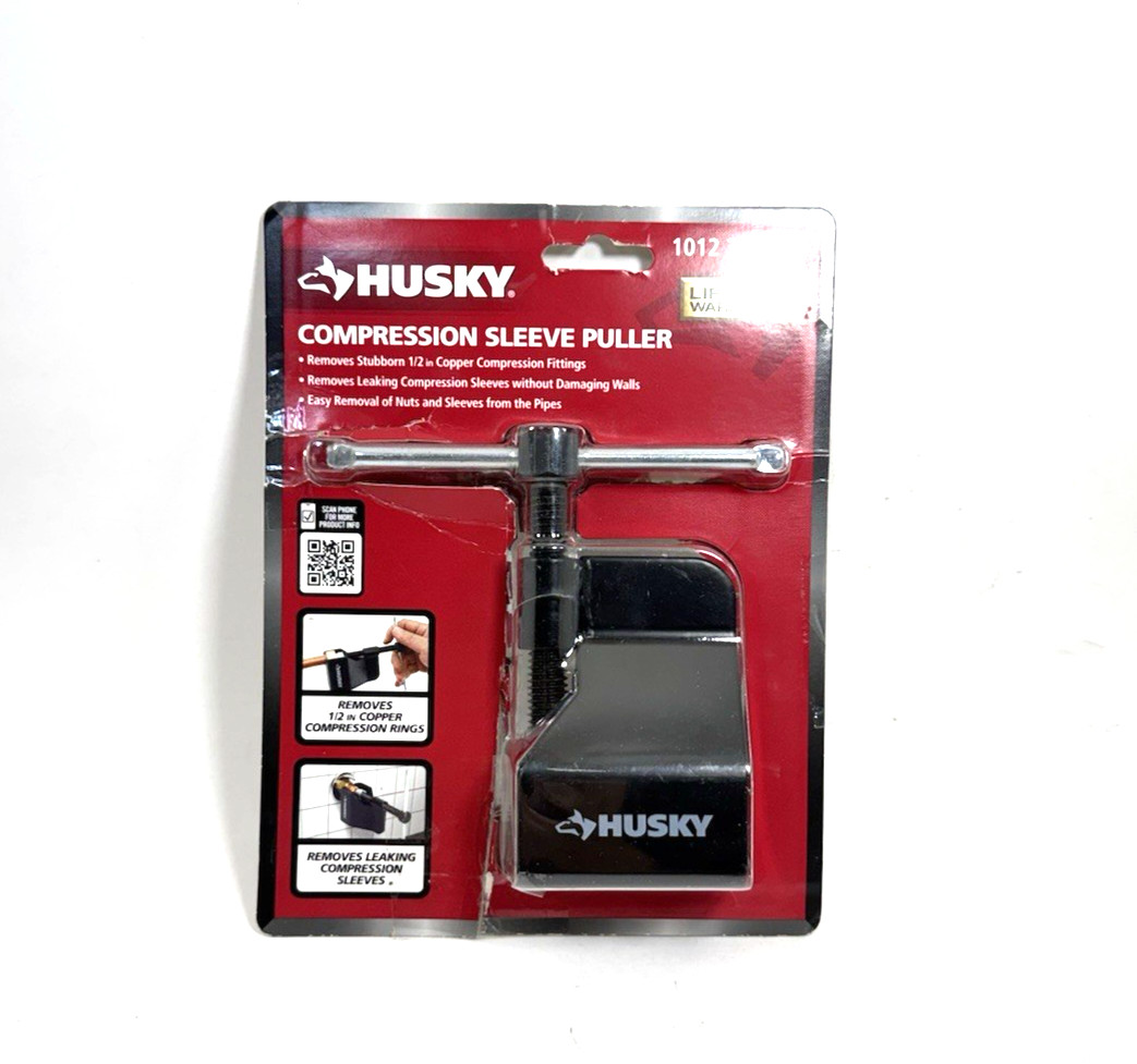 Husky 1012 349 829 Compression 1/2 Sleeve Puller, Open Box Never used