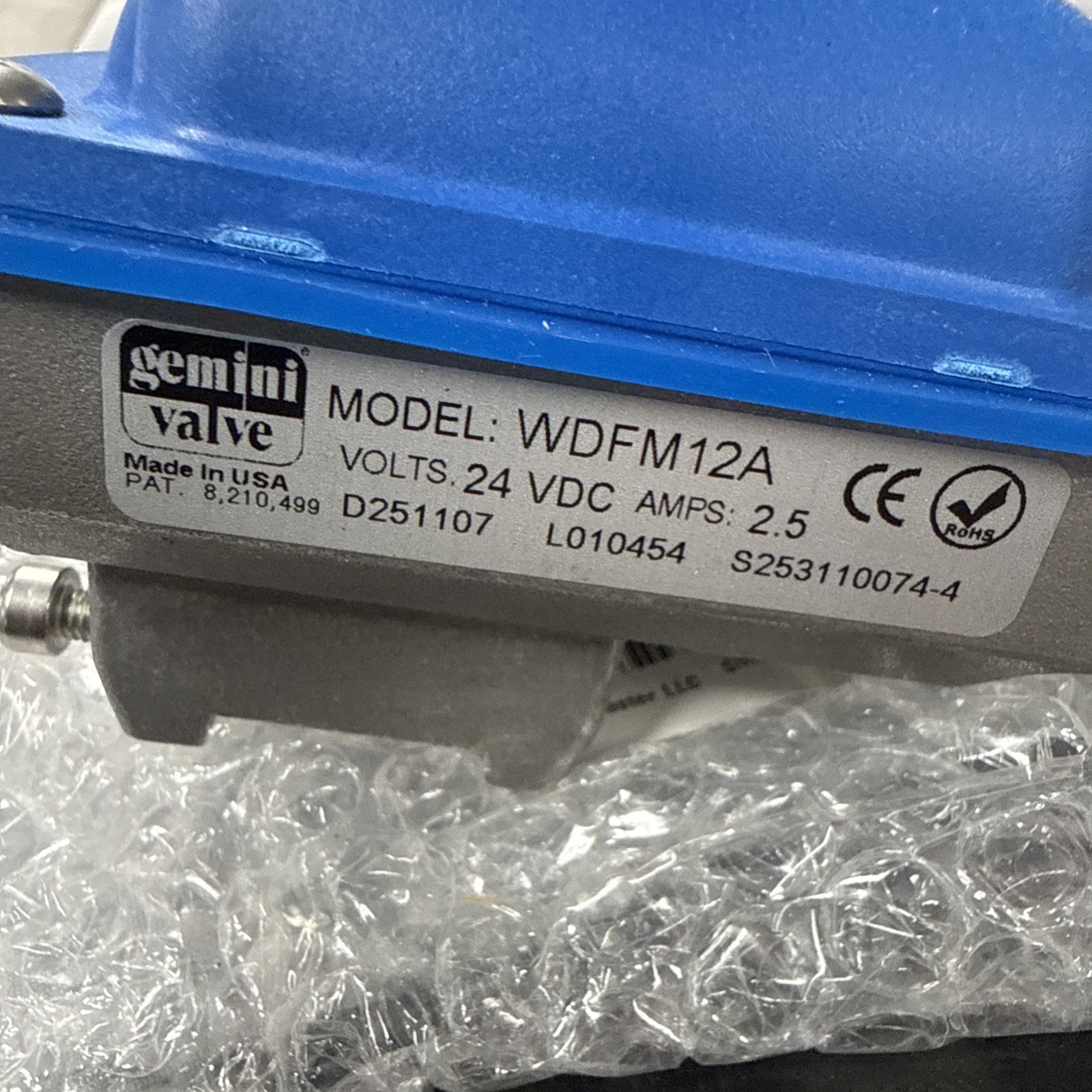Frymaster 130253016, Actuator, Gemini 24V LH Reversing
