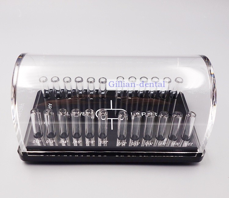 Dental Ortho Round/Rectangular Arch wire Case Dispenser Acrylic Organizer Holder