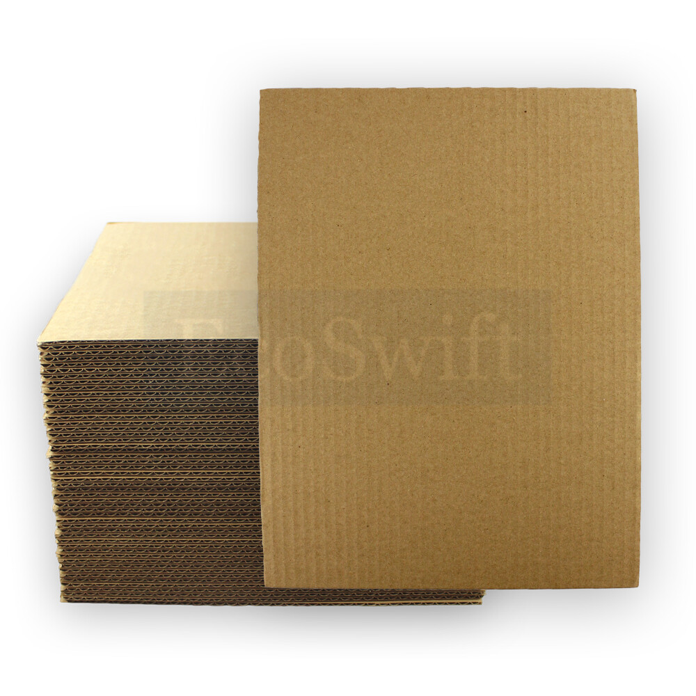1-200 EcoSwift Corrugated Cardboard Pad Filler Insert 32 ECT 1/8″ Thick 8.5 x 11