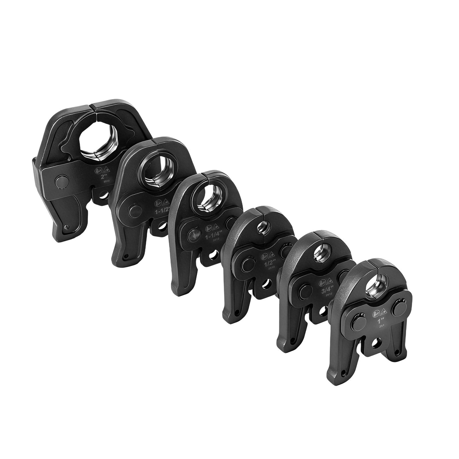 1/2″ -2″ Pro Press Tool Pipe Crimping Kit Press Tool Battery Kits with 6 Jaws