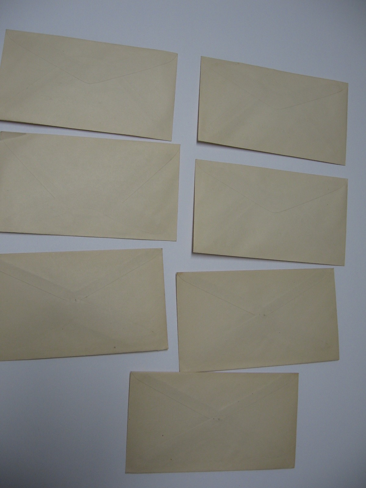 7-Business Envelopes Prepaid 2 cents 1920’s William B. Storey, Nassau St. NY, NY