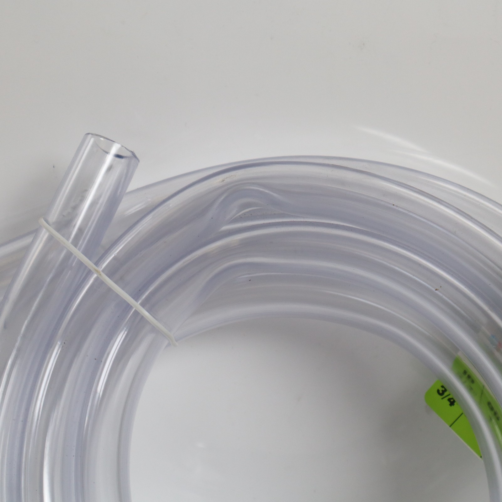 Eastman EZ-FLO 10 Ft. Clear Vinyl Tubing 3/4 In. ID x 1 In. OD 98624 (Some Bent)