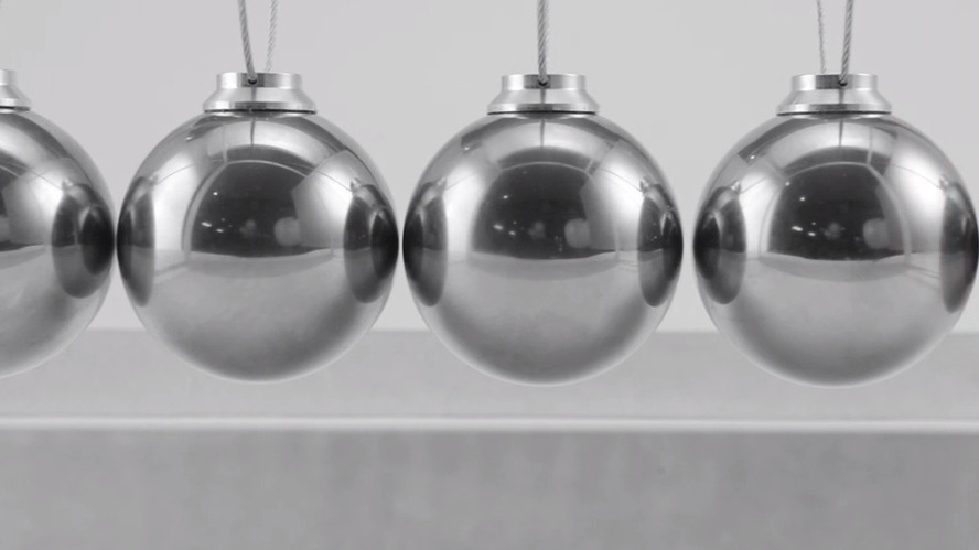 High End Extra Large Museum Quality Giant Newton’s Cradle