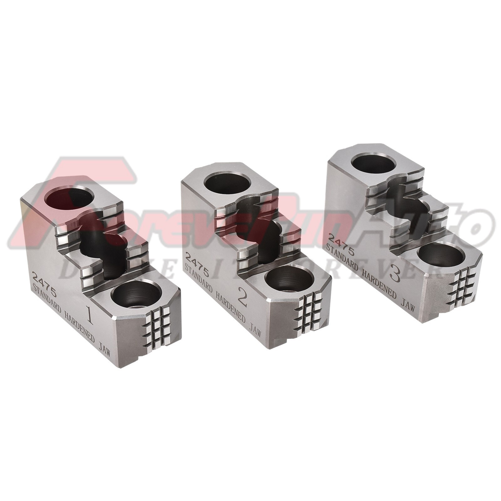 6″ Double Step Hard Jaws for Lathe 3 Claw Hydraulic Power Chuck Kitagawa 3 PCS