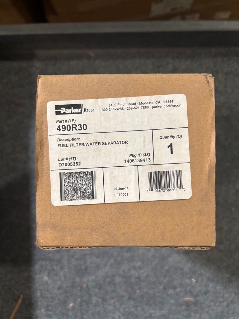 Fuel Filter 490R30 Parker Racor