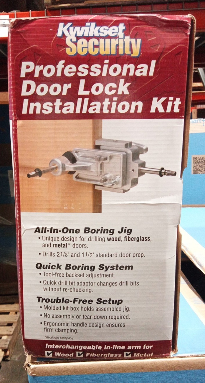 BRAND NEW Kwikset 91380-138 Door Lock Knob Installation Jig Kit Tool Set