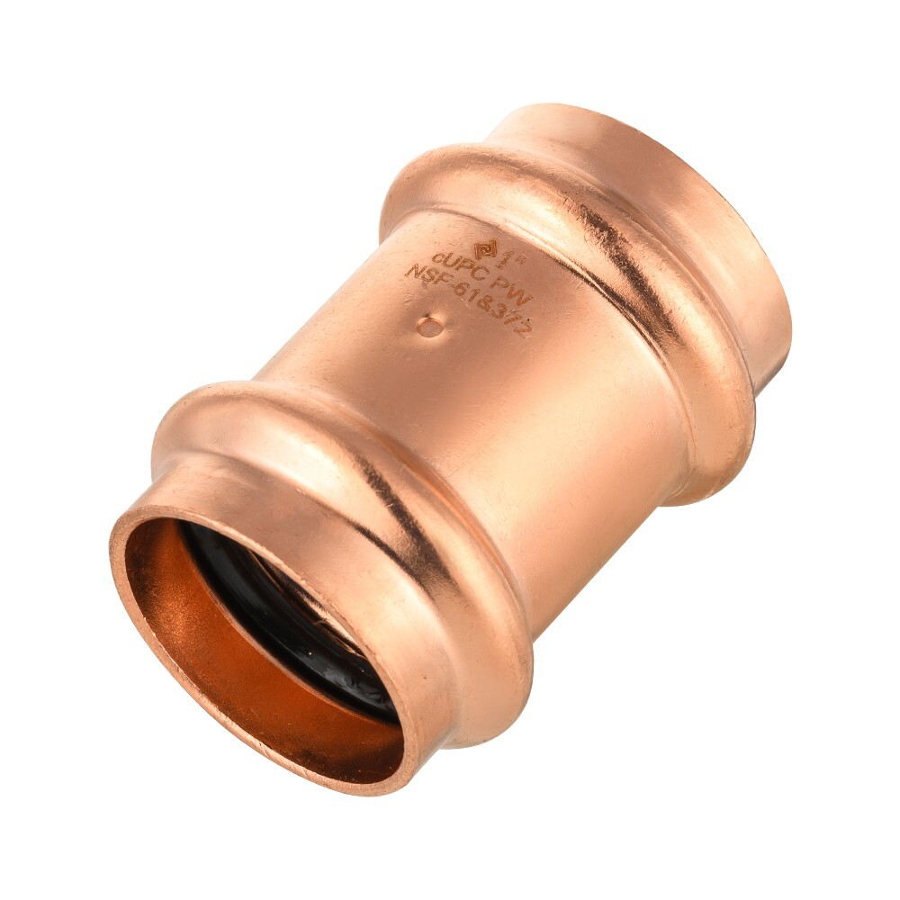 5 PCS EFIELD 1-inch Press Fit Straight Coupling Fitting, Lead Free