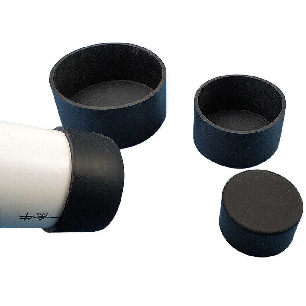 Round Rubber End Cap Black,Caps Tube Pipe, Rubber Blanking Stopper ID 6mm~76mm