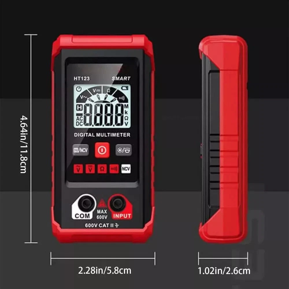Digital Multimeter AC DC Voltmeter Ammeter Ohmmeter Volt Tester Meter WITH BATTs