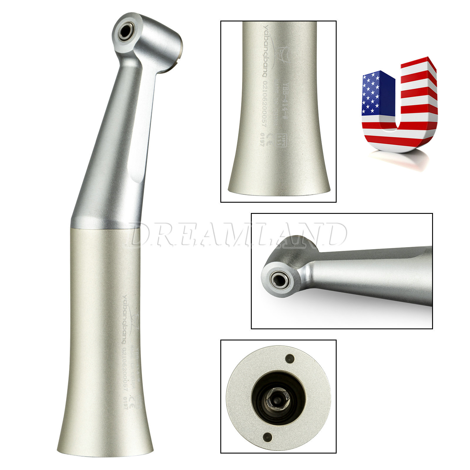 Yabangbang Dental 1:1 (LED Fiber Optic) Slow Low Speed Handpiece E-type Fit NSK