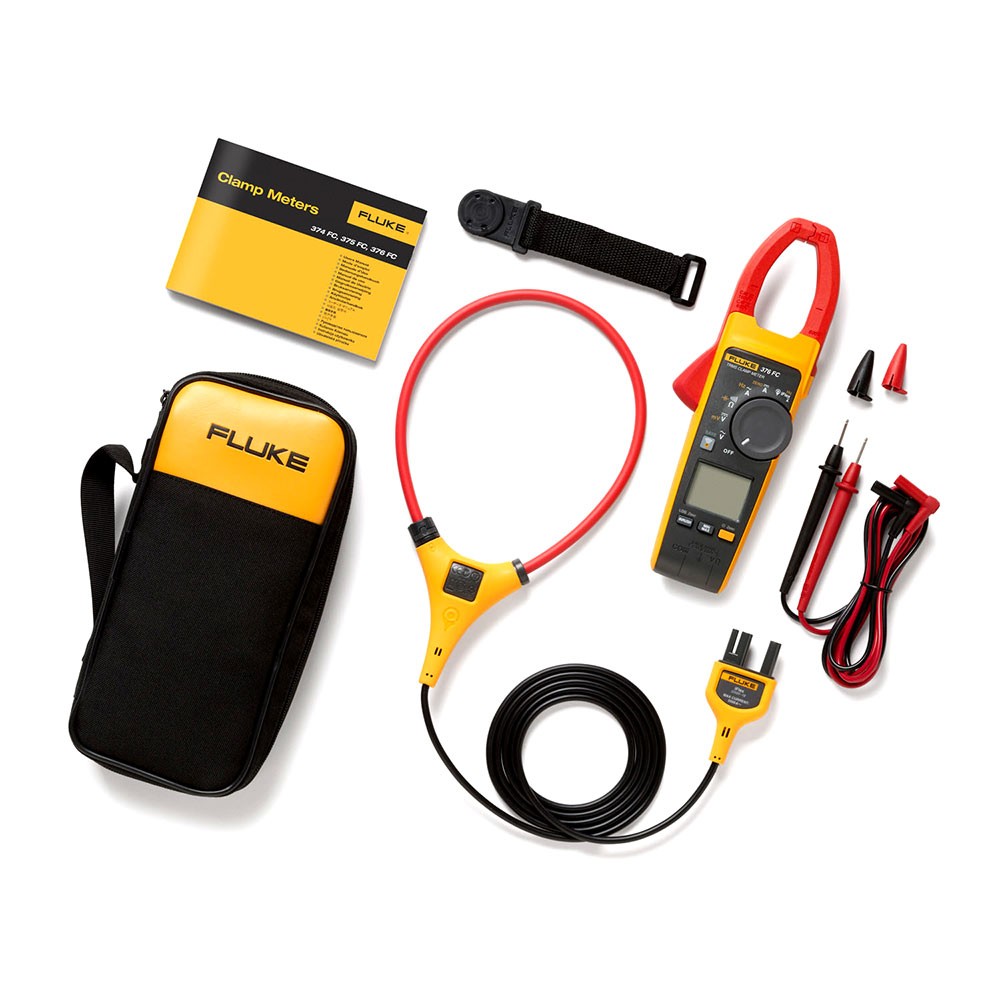 Fluke 376 FC 1000 Amp AC & DC True RMS Clamp Meter with iFlex Probe & Bluetooth