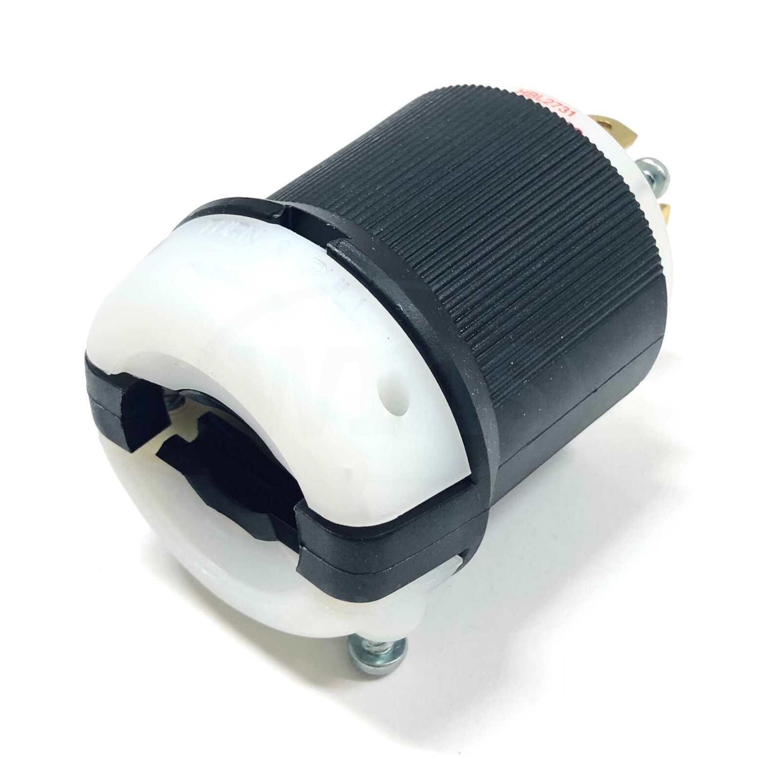 HBL2731 Hubbell InsulGrip Twist-Lock Plug 30A, 3-Phase, 480VAC, 3-Pole