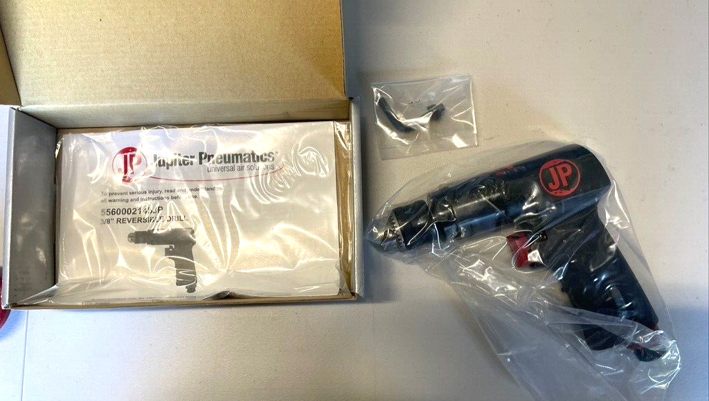 JUPITER PNEUMATICS 5560002145JP 3/8″ PISTOL GRIP AIR POWERED DRILL new in box