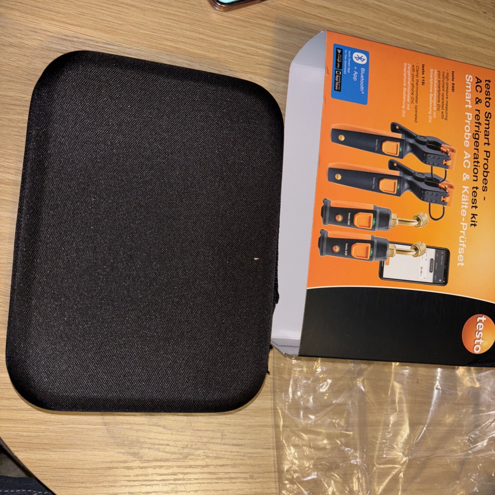 testo Smart Probe Kit I HVAC/R Gauge Set for air Conditioning, Refrigeration
