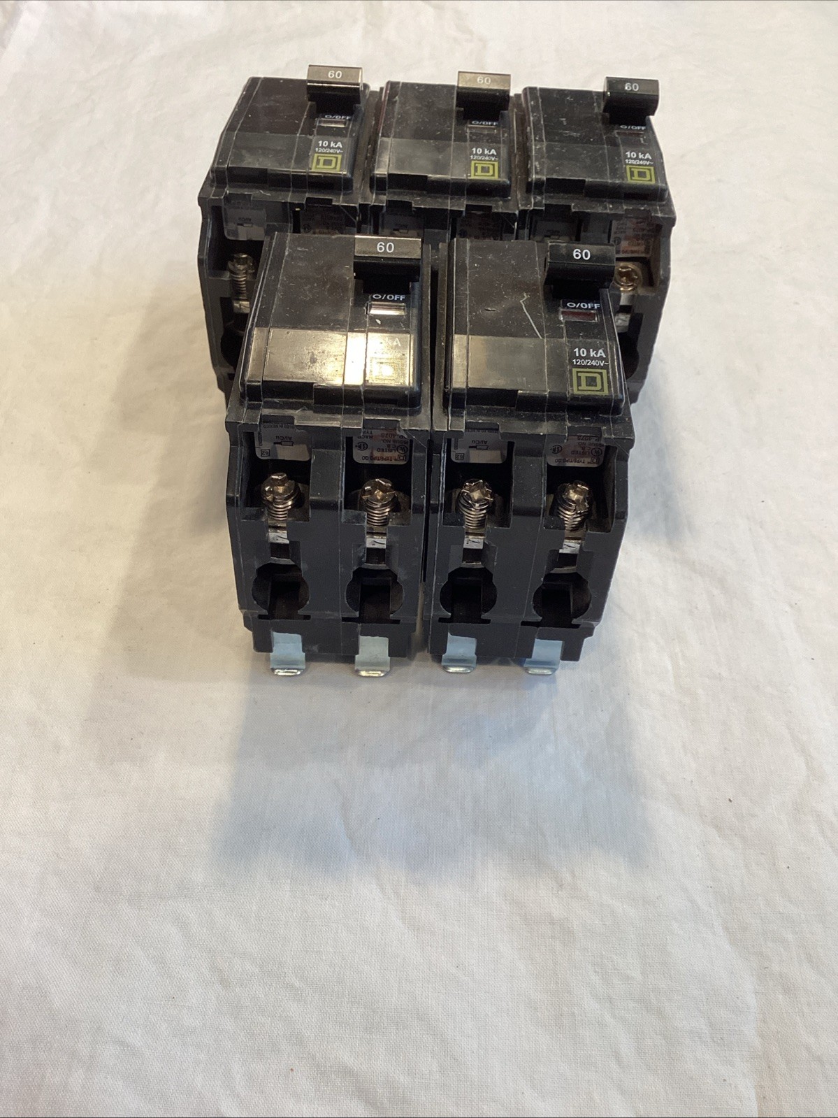 Square D QO260 Lot Of 5 Used